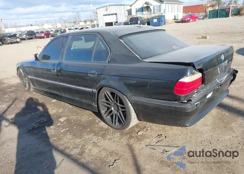 2001 BMW 740Il z USA, uszkodzony, nr VIN WBAGH83421DP24459